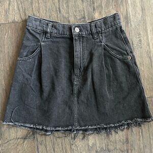 We The Free Black Denim Mini Skirt Size 26 Free People